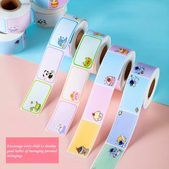 280pcs Cartoon Name Stickers - Personalize School Supplies and Office