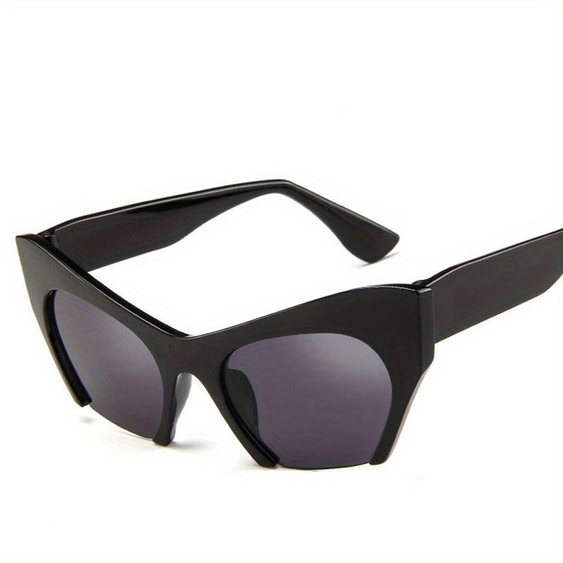 Y2K Cat Eye Sunglasses UV400 Sun Shades for Summer Beach Party