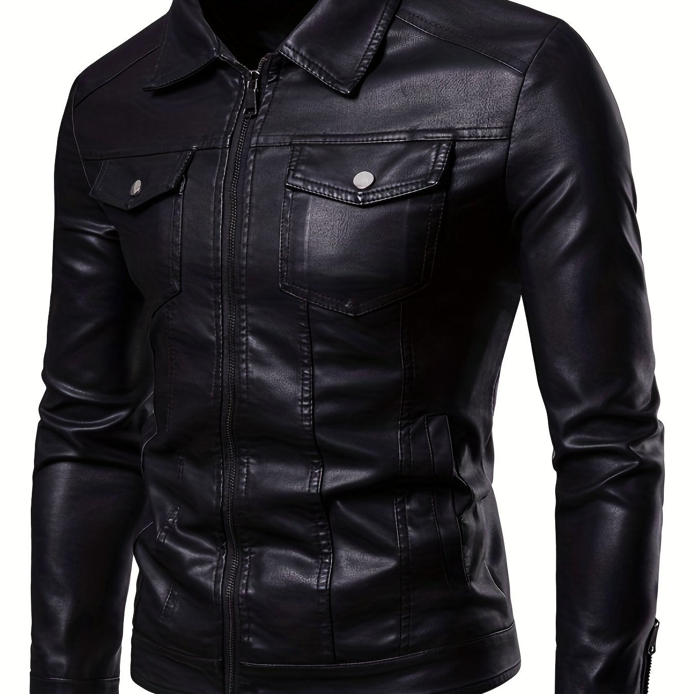 Men's Retro Lapel Cycling Jacket Wind & Rain Protection