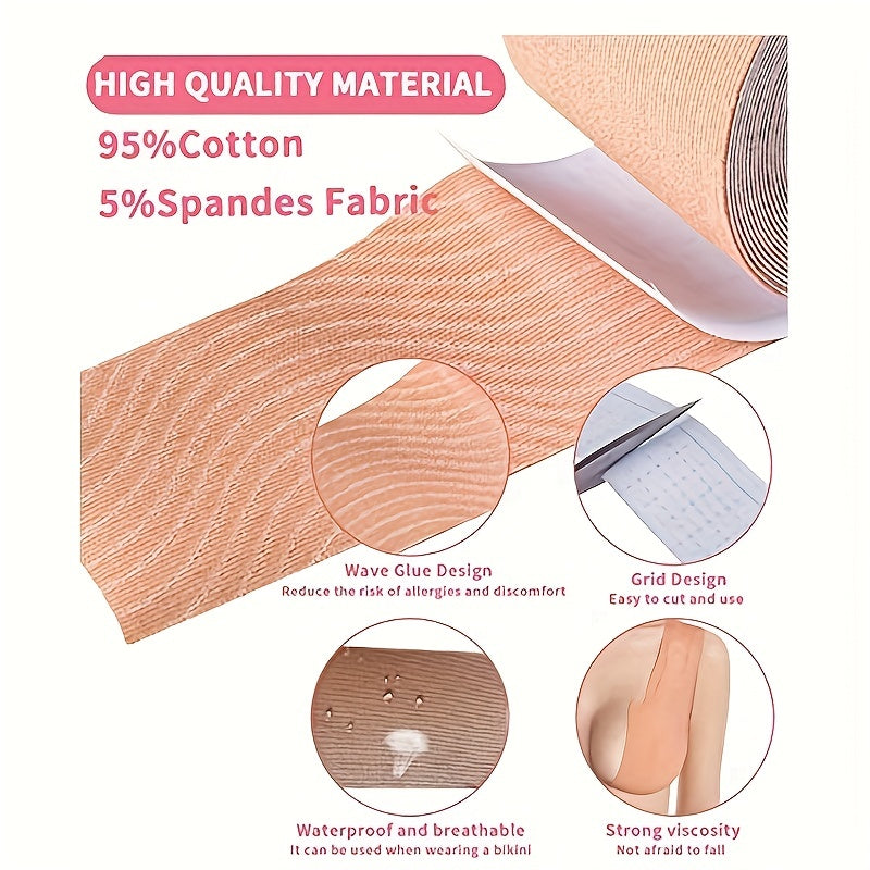 Invisible Breast Lifting Tape Adhesive Push Up Breast Support