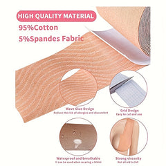Invisible Breast Lifting Tape Adhesive Push Up Breast Support