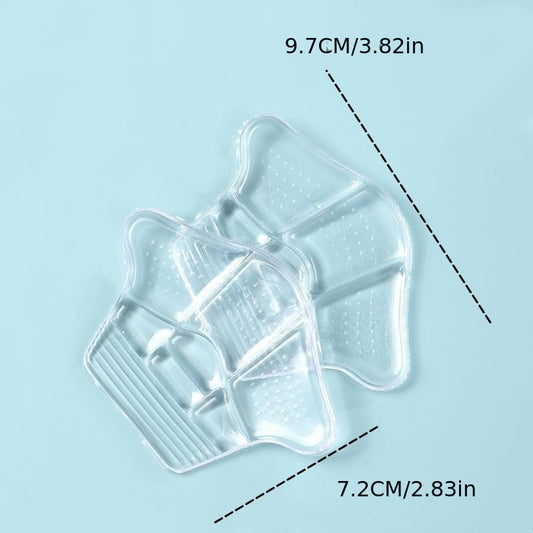 2pcs Gel Heel Stickers For High Heels & Sneakers