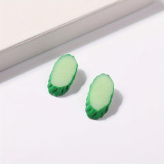 2pcs Cucumber Hair Clip Mini Duck Billed Clip