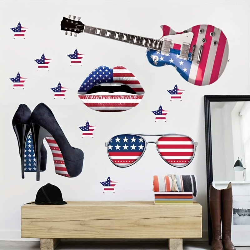 High Heels Wallpaper Stickers PVC Removable Decorative for Living Room Bedroom