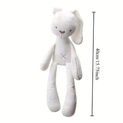 Long Legged Rabbit Plush Toy Standing Pose Bunny Pink