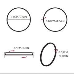 Small Elastic Hair Bands Colorful Ponytail Holder Rubber Bands