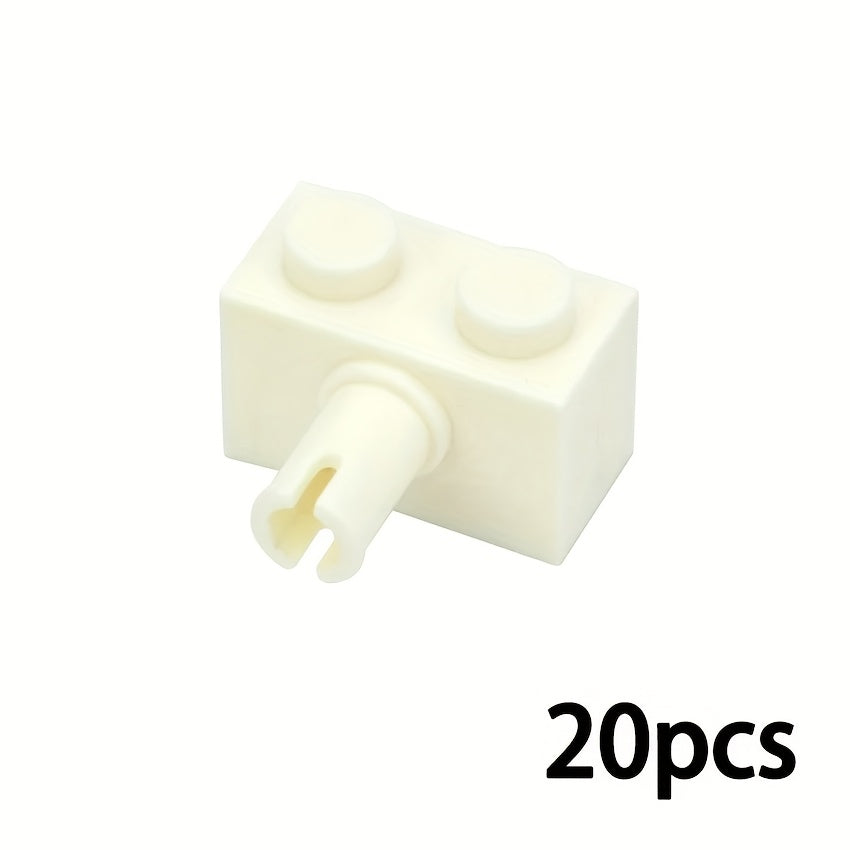 20pcs 1x2 Pin Thick Bricks Bulk Technical Particles DIY Toys 2458