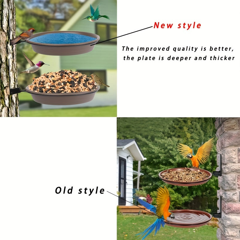 Thickened Hanging Bird Feeding Tray Set for Bird Feeder/Bath Bowl Installation