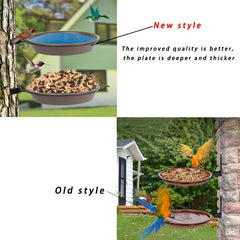 Thickened Hanging Bird Feeding Tray Set for Bird Feeder/Bath Bowl Installation