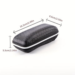 Zipper Eyeglasses Case Honeycomb Glasses Sunglasses Protector Women