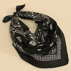 Classic Paisley Print Bandana Vintage Square Scarf Head Wraps