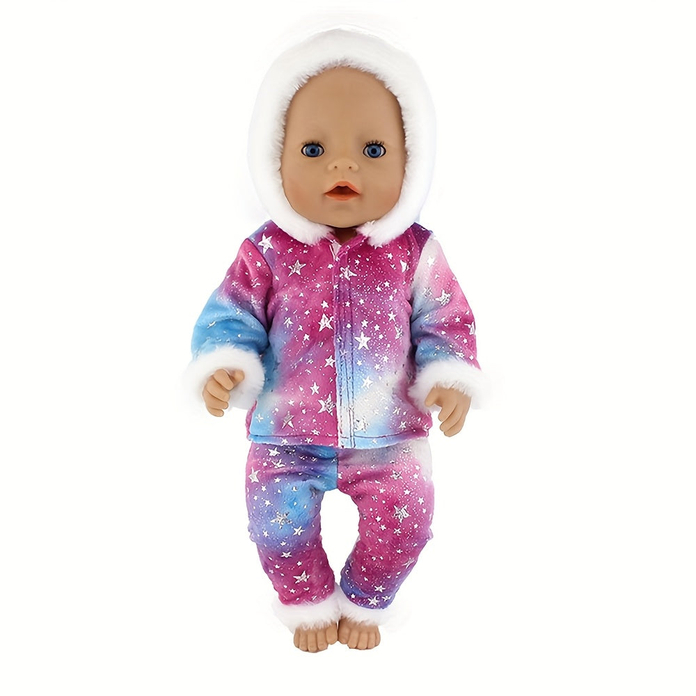 Plush Onesie Set for 17" Reborn Baby Dolls