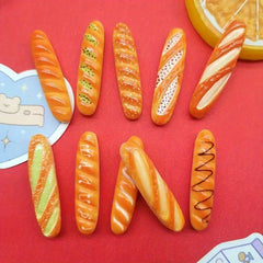 Baguette Food Play Set DIY Crafts Cream Glue Creative Fun Durable Accessory