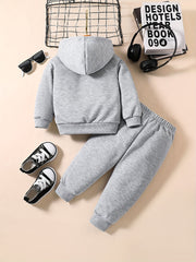 Baby Girls Boys Sweatshirt Set MAMA IS MY BESTIE Print Toddler Trousers