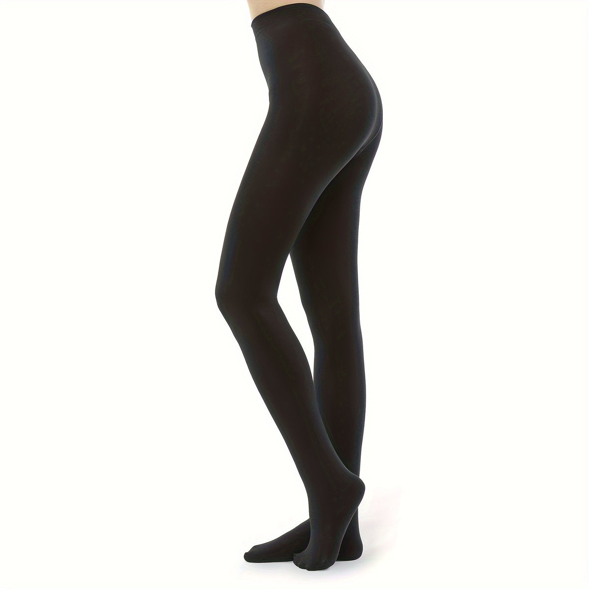 3 Pairs Plush Lined Tights High Waist Thermal Leggings Women's Stockings