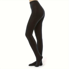 3 Pairs Plush Lined Tights High Waist Thermal Leggings Women's Stockings