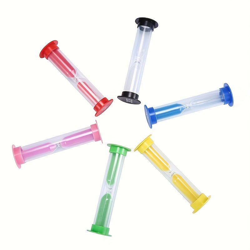 6pcs Montessori Toy Hourglass Timer Anti Drop & Fun