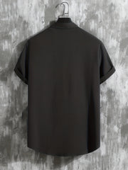 Men's Short Sleeve Formal Button Up Shirt