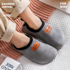 CITUO Baby Boys Slip On House Shoes Soft Non-Slip Walking Shoes for Indoor