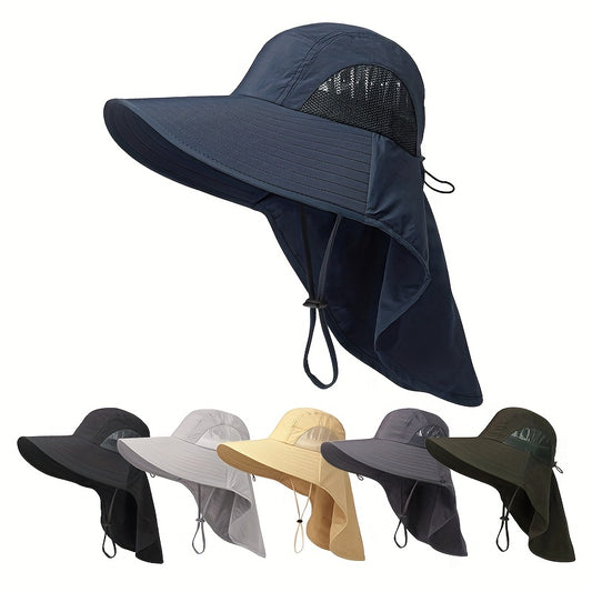 Men's Wide Brim Sun Protection Fishing Hat