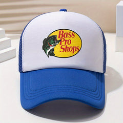 BASS Carp Print Baseball Cap Sunshade Fishing Hat