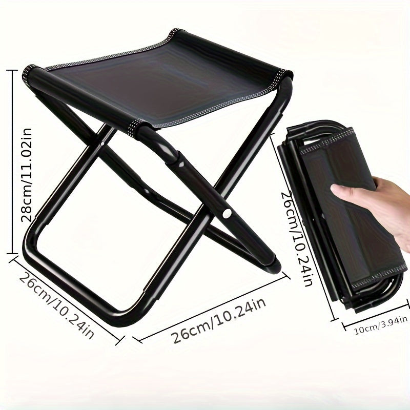 Stainless Steel Folding Stool for Outdoor Adventures