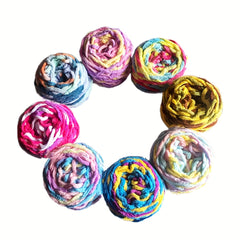 Colored Chenille Knitting Yarn Ice Strip Thread DIY Scarf Thick Hand Woven