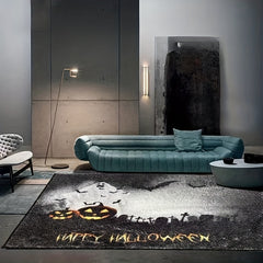 Halloween Area Rug Soft Carpet Machine Washable Home Office Decor