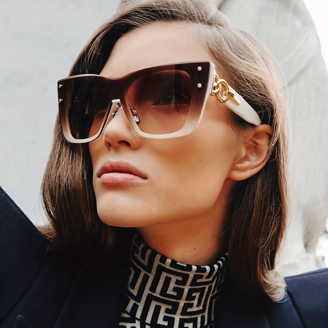Cat Eye Sunglasses Gradient Lens Glasses UV400