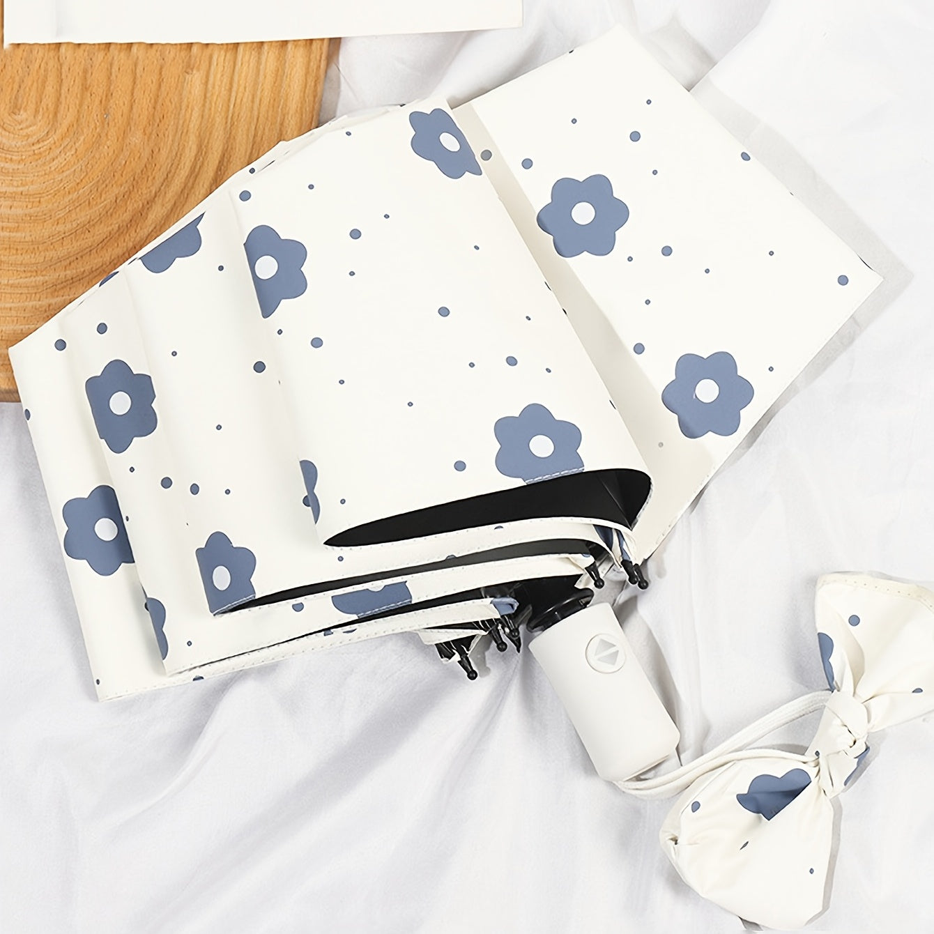 Small Flower Pattern Auto Umbrella