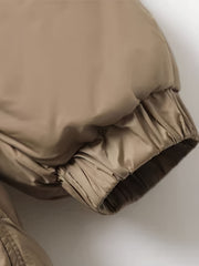 Women's Over The Knee Puffer Hooded Jacket