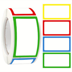 Colored Blank Stickers Roll for Seasoning Labels