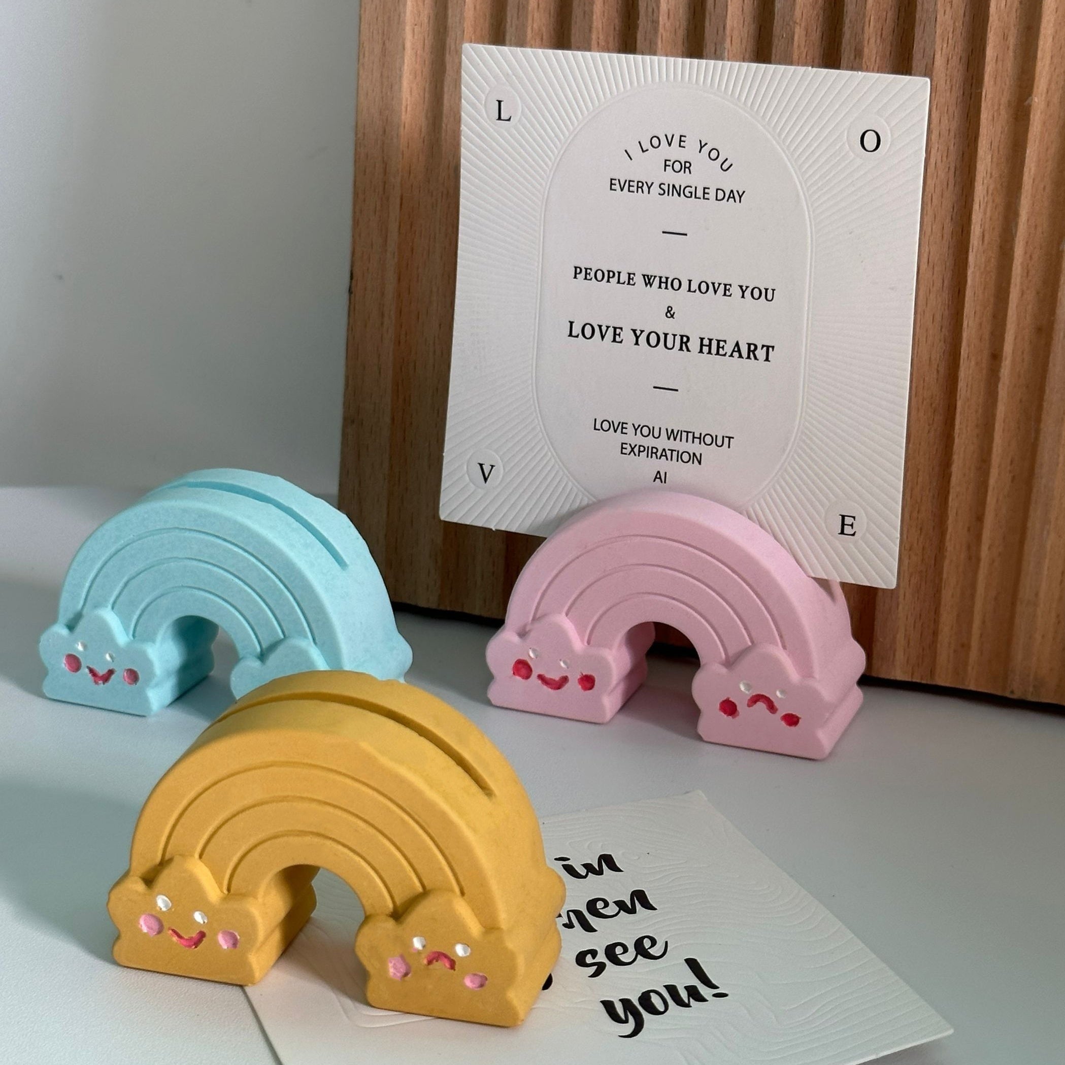 DIY Business Card Holder Silicone Mold - Various Shapes - Photo Holder