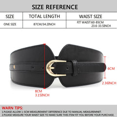 Women's Ultra Wide Elastic Waist Belt Adjustable Girdle