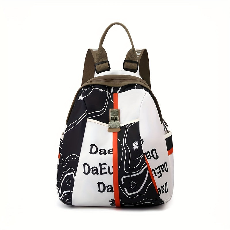 Large Capacity Printed Sports Backpack for Outdoor Camping Travel