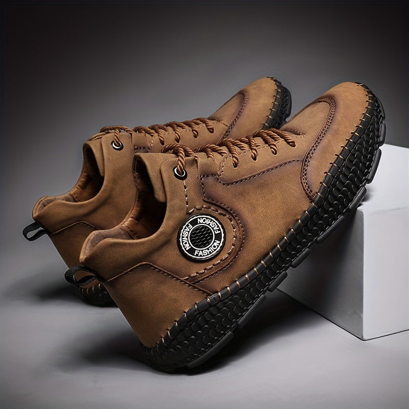Men's Vintage Casual Lace-Up Sneakers