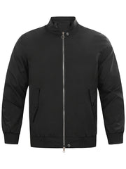 Men's Zip Up Baseball Jacket for Autumn Winter