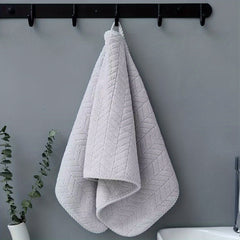 Soft Hand Towel Plain Design Absorbent for Home Bathroom