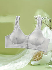 Plus Size Women's Ditsy Print Padded Comfort Bra