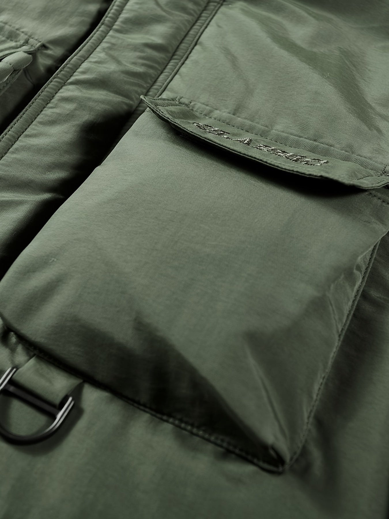 Men's Cargo Jacket Warm Coats Fleece Lined Military Jackets with Hood