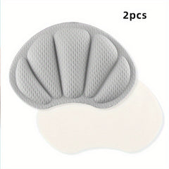 Silicone Heel Stickers 2pcs Skin Gray