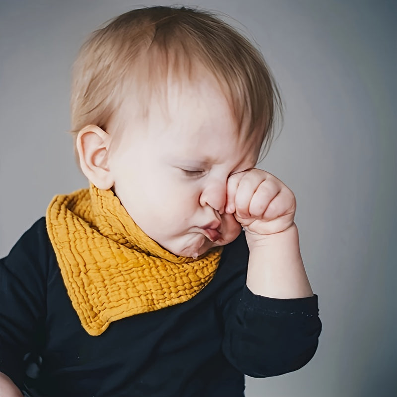 3 Cute Triangle Baby Scarves for Face - Perfect Accessory