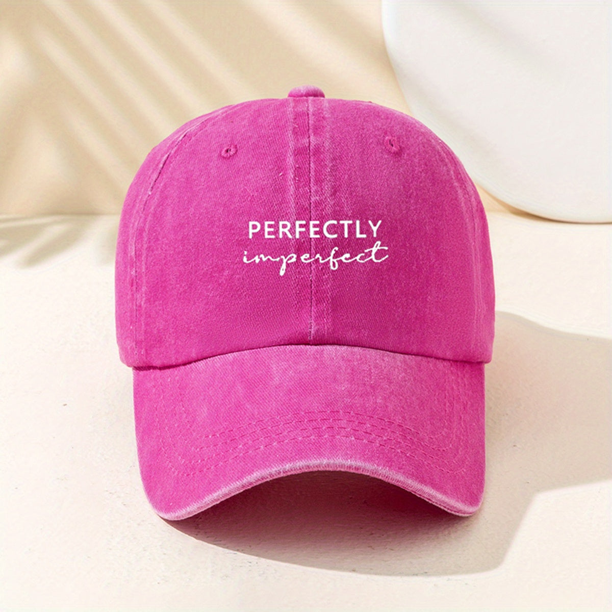 Washed Baseball Cap Solid Casual Sports Hat Sunscreen Dad Hats