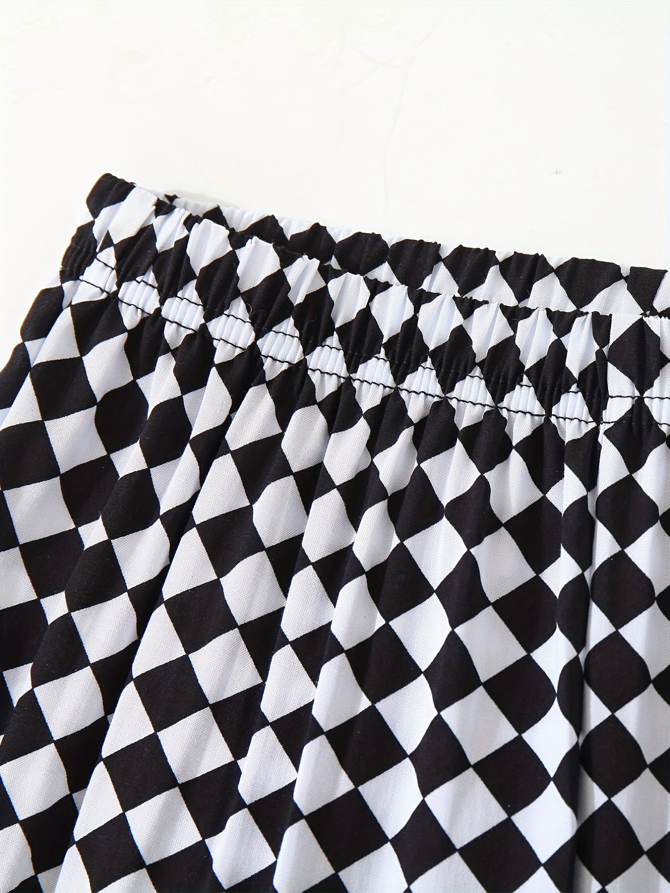 Plaid Trousers Baby Kids Casual Long Pants