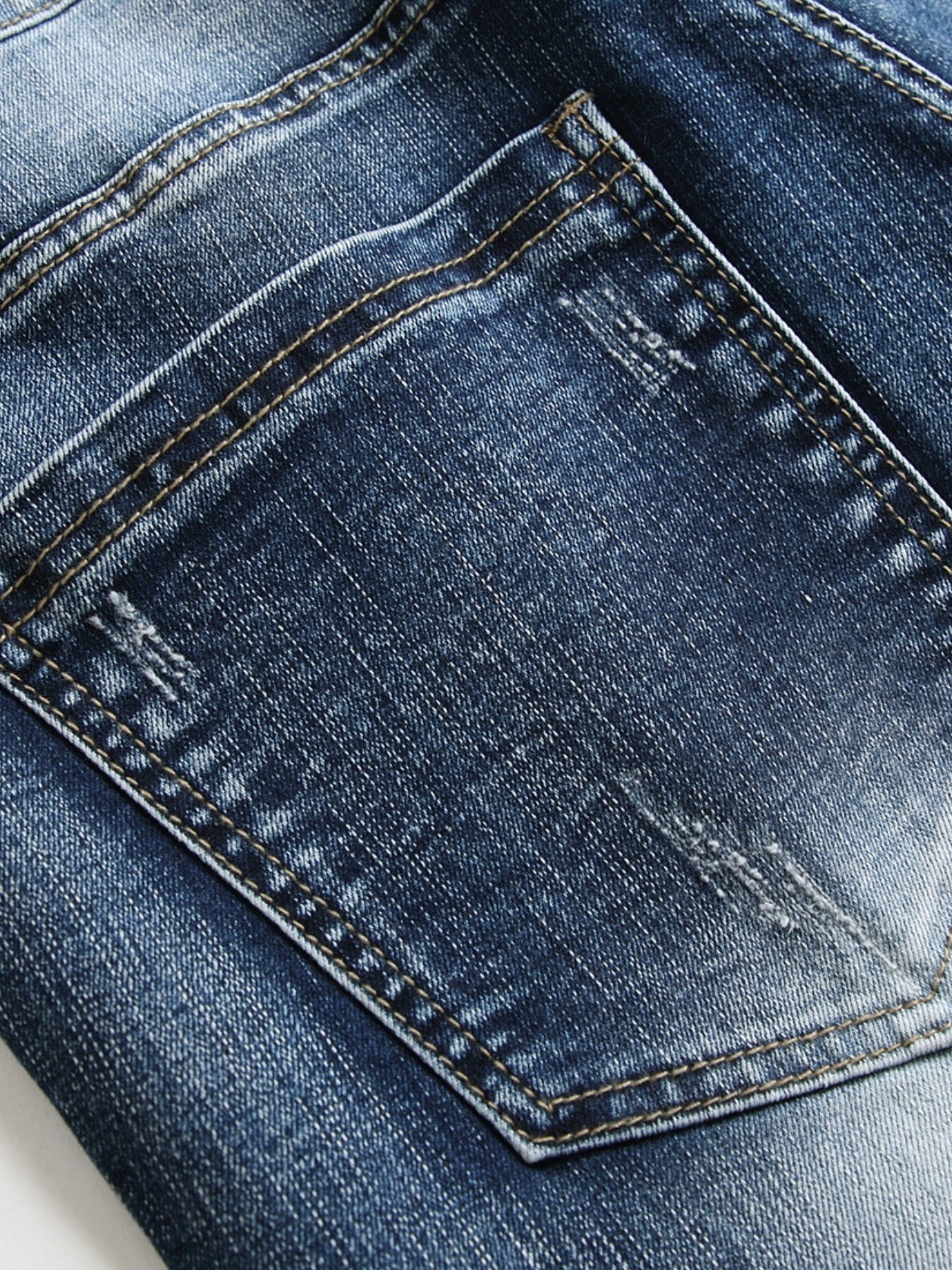 Men's Paint Splatter Slim Fit Jeans