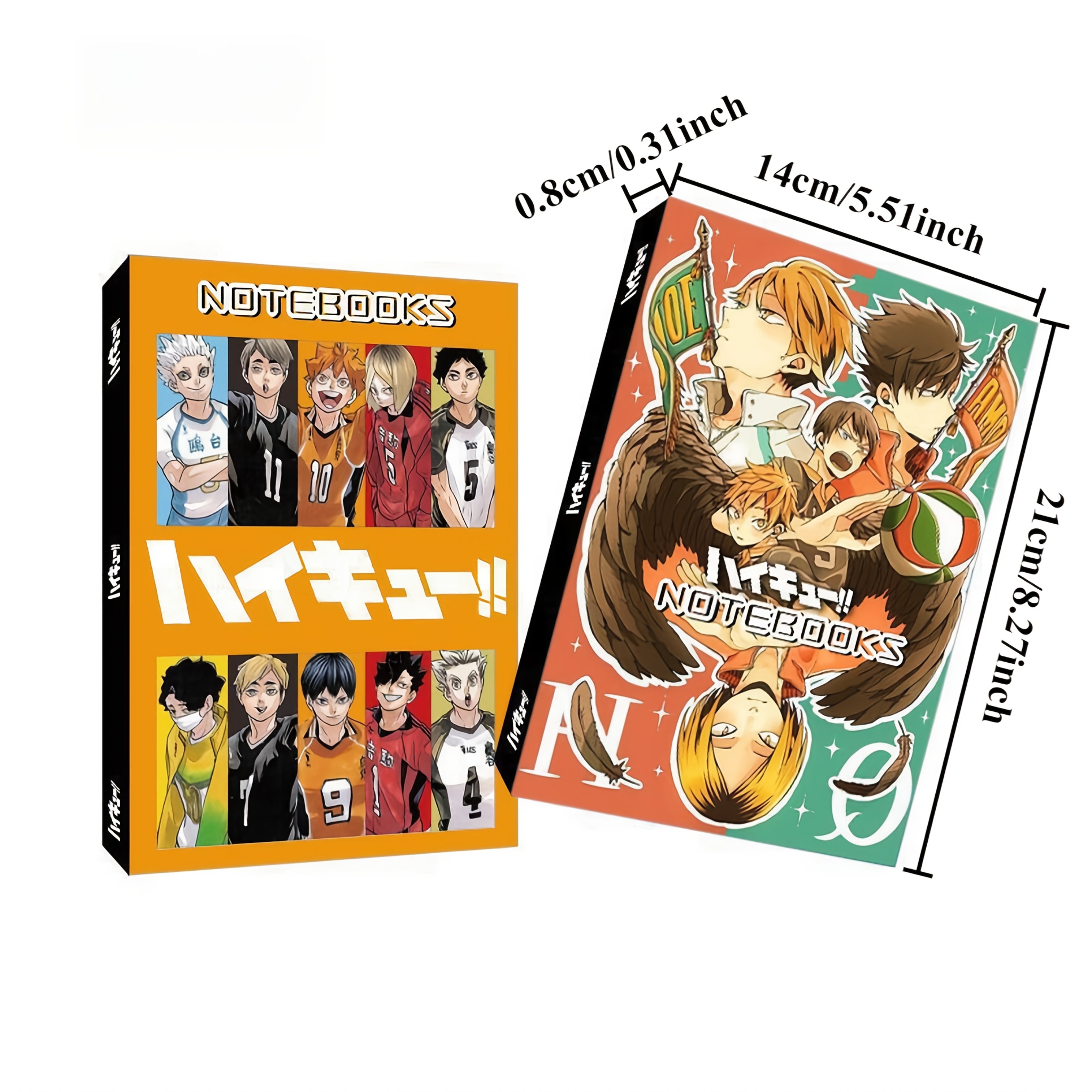 Anime Character Notebook 32 Pages - Vibrant Cover