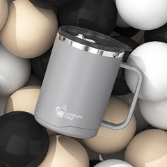 Insulated Stainless Steel Mug with Lid for Outdoor Adventures