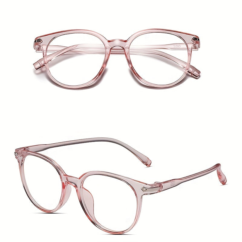 Round Anti Light Glasses For Women Men Students