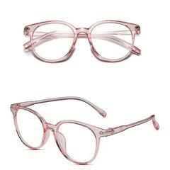 Round Anti Light Glasses For Women Men Students