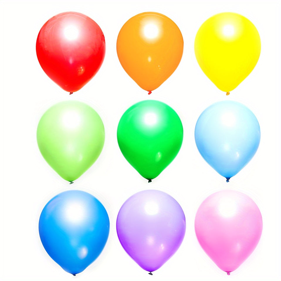 50pcs 25 Colorful Set Confetti Latex Balloons for Various Occasions